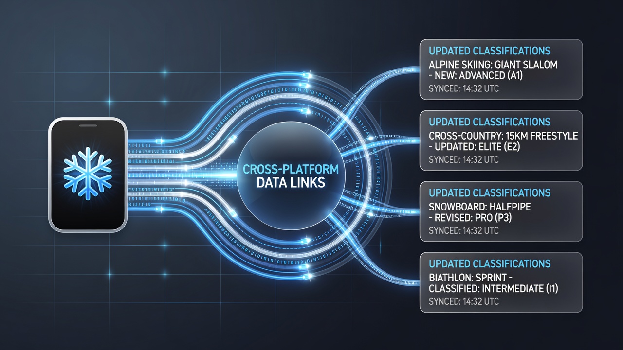 Real-time data flow visualization between betting platforms and competitive rankings