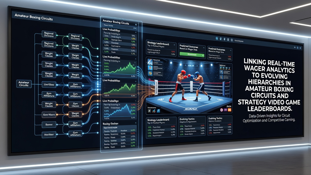 Linking Real-Time Wager Analytics to Evolving Hierarchies in Amateur Boxing Circuits and Strategy Video Game Leaderboards