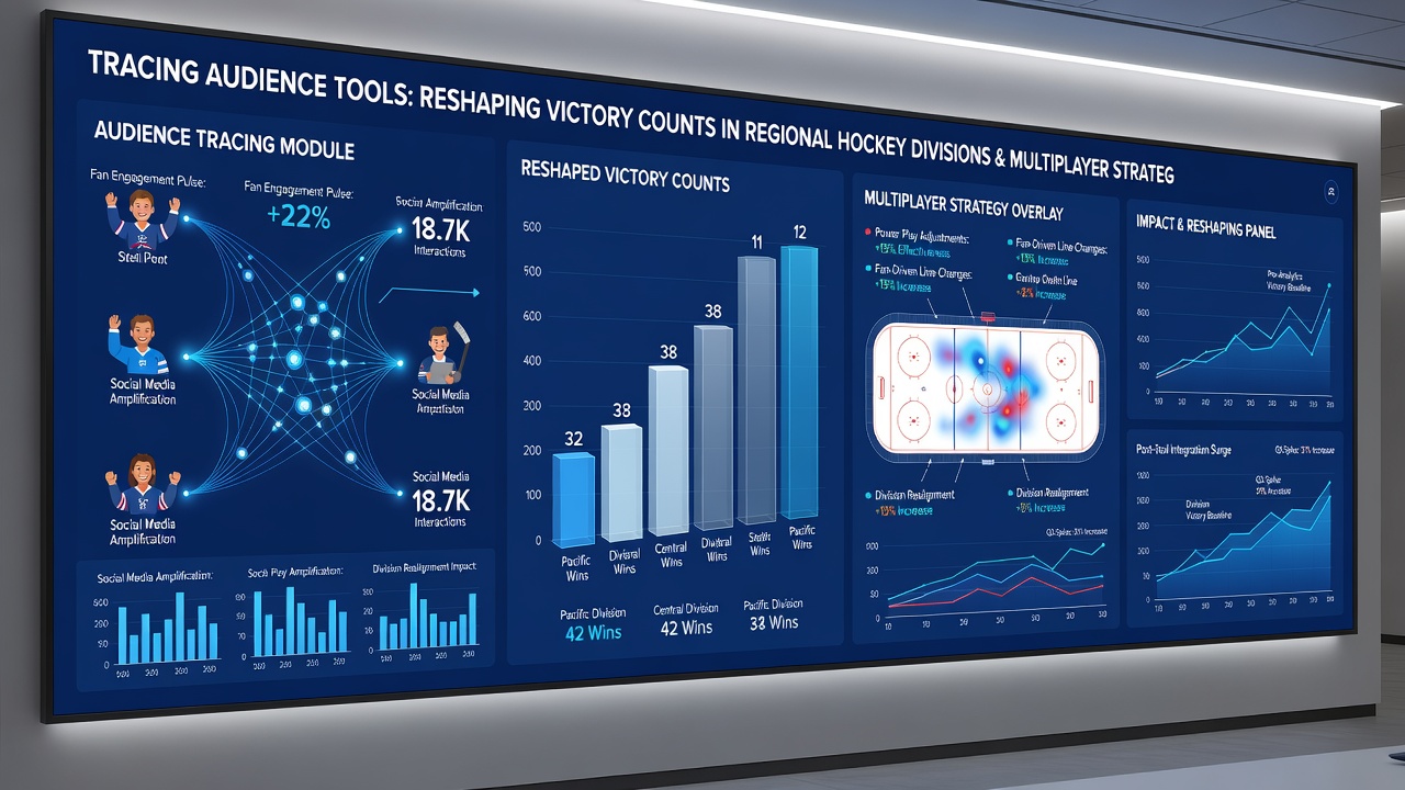 Real-time data flows connecting audience tools to updated victory standings in hockey leagues and strategy game arenas